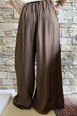 Cyril Crinkelle Wide Leg Pant Chocolate